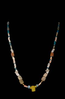 ROMAN GLASS AND STONE NECKLACE