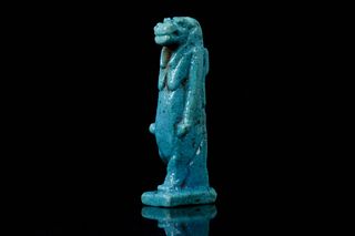 EGYPTIAN FAIENCE AMULET OF TAWERET