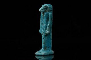 EGYPTIAN FAIENCE AMULET OF THOTH
