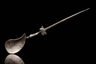 ROMAN SILVER SPOON WITH DOLPHINS