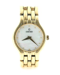 Concord Ladies Watch - 14K, Mother of Pearl