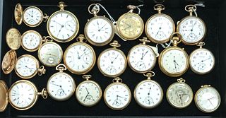 21 Gold Tone Case Pocket Watches