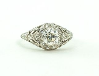 Kinscherf Co. Platinum and Diamond Ring