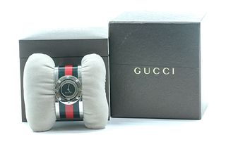 Gucci Ladies Flip Watch - Cuff Bracelet