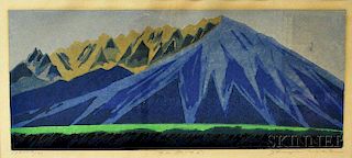 Shinjiro Nozaki (Japanese, b. 1923)       Mountain.