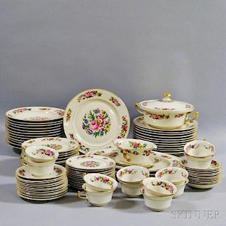 Continental "Ivory" Porcelain Partial Dinner Service.