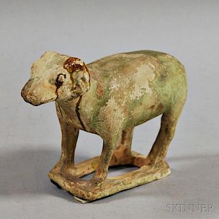 Pottery Standing Ram