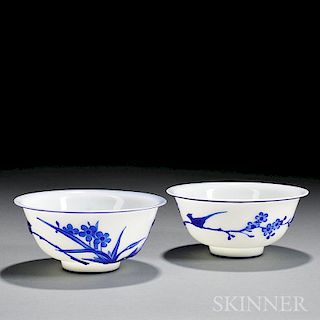 Pair of Peking Glass Bowls