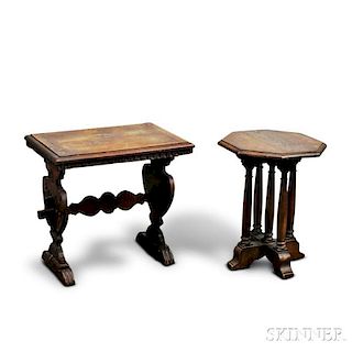 Two Small Italian Side Tables