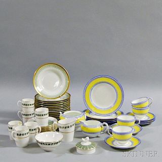 Approximately Forty-two Spode and Wedgwood Tableware Items.
