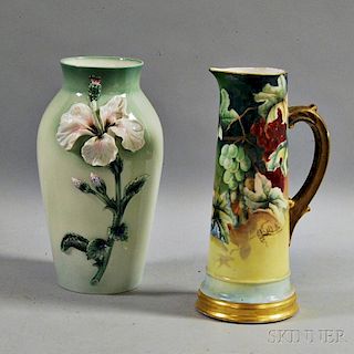 Two Continental Ceramic Vessels