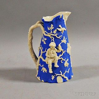 English Relief-decorated British Pitcher