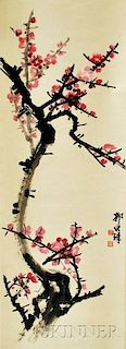 Hanging Scroll Depicting Cherry Blossoms