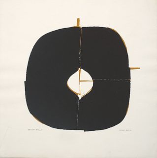Conrad Marca-Relli, Am. 1913-2000, Untitled, Silkscreen on paper, unframed