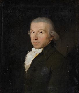 Early 19th Century European School, Portrait of a Well-Dressed Gentleman, Oil on canvas, framed