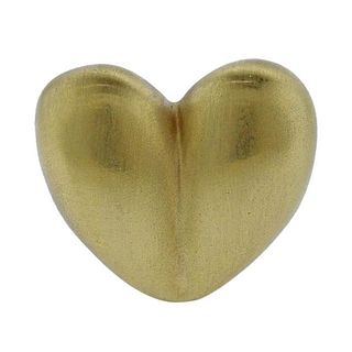 Kieselstein Cord 18k Gold Heart Ring