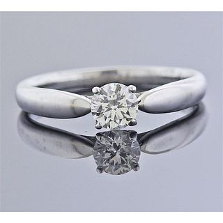 Tiffany &amp; Co GIA 0.38ct F VVS2 Diamond Engagement Ring