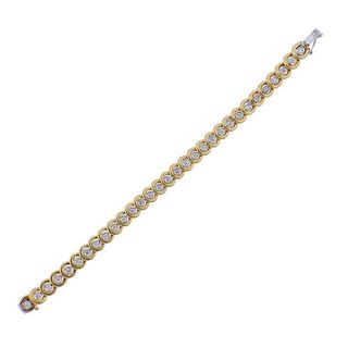 18k Gold Diamond Bracelet