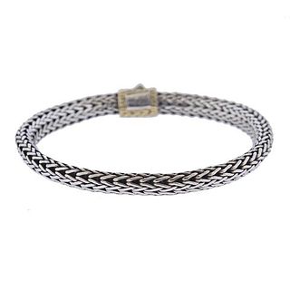 John Hardy Silver Gold Classic Chain Bracelet