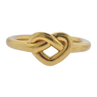 Mene 24k Gold Heart Ring
