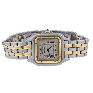 Cartier Panthere 18k Gold Steel Watch 1120