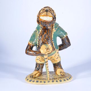 Billy Ray Hussey Monkey Figural