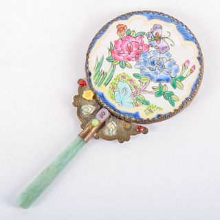 Vintage Asian Style Hand Mirror