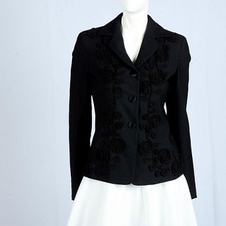 Moschino Couture Black Wool Jacket