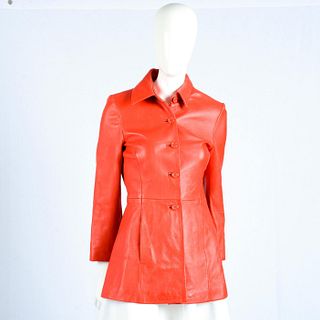 Bernini Beverly Hills Red Leather Jacket