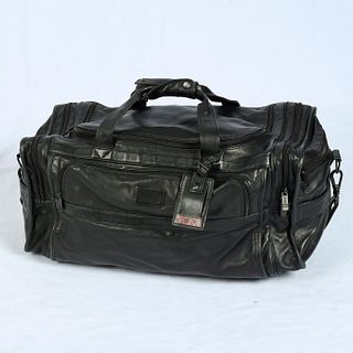 Vintage TUMI Leather Duffle Bag
