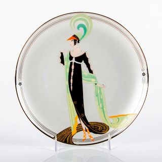 Franklin Mint House of Erte Collector Plate, Directoire