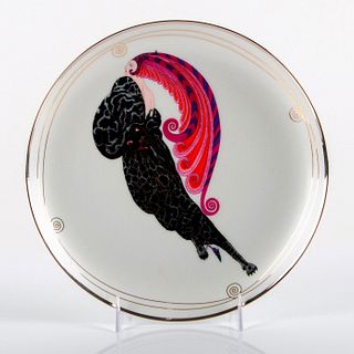 Franklin Mint House of Erte Plate, Beauty and the Beast