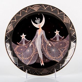 Royal Doulton House of Erte Plate, Queen of the Night