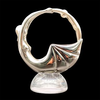 Magnitudo Artis Ottaviani Italy Glass and Metal Sculpture
