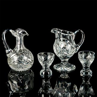4pc Rogaska Crystal Style Glassware Set