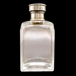 Antique Monogram Cut Glass Perfume Bottle