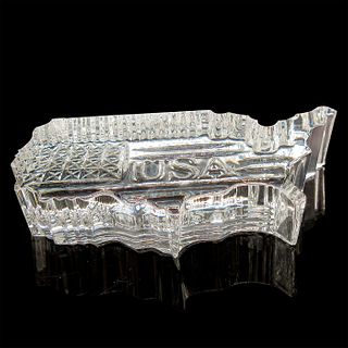 Waterford Lead Crystal United States of America Paperweight