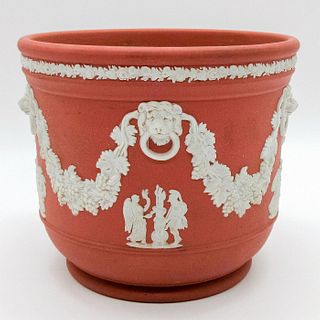 Wedgwood Terracotta Jasperware, Small Grecian Flower Pot