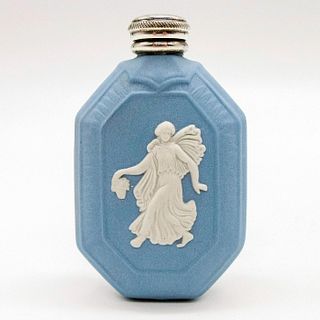 Wedgwood Pale Blue Jasperware, Miniature Perfume Bottle
