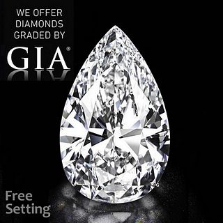 2.01 ct, D/IF, TYPE IIa Pear cut GIA Graded Diamond. Appraised Value: $115,300 