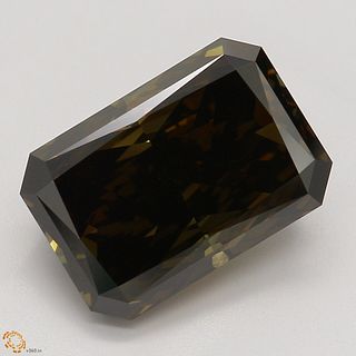 3.01 ct, Natural Fancy Dark Brown Even Color, VS1, Radiant cut Diamond (GIA Graded), Appraised Value: $26,600 