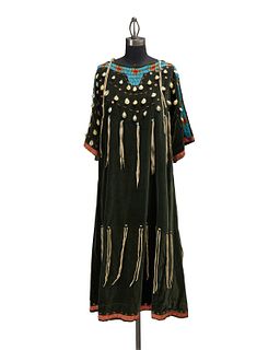 An American Indian velvet dress