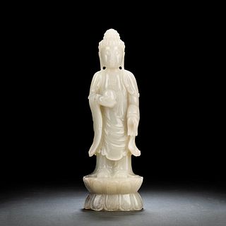 White Jade Figure Of Medicine Buddha