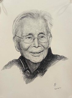 Wu Guanzhong, Chinese Self-Portrait