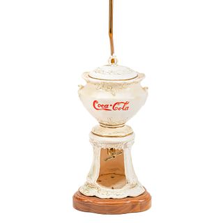 REPRODUCTION COCA-COLA SYRUP DISPENSER TABLE LAMP