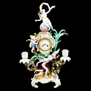 Meissen Porcelain Clock