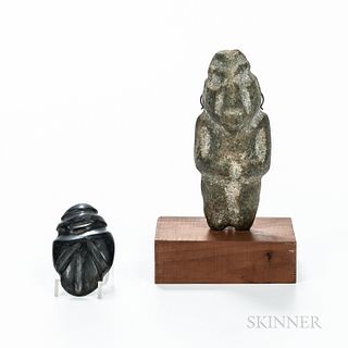 Two Guerrero Stone Figures
