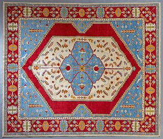 Uzbek Heriz Carpet, 8' 1 x 10' 2.