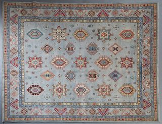 Uzbek Shirvan Carpet, 7' 10 x 10' 2.