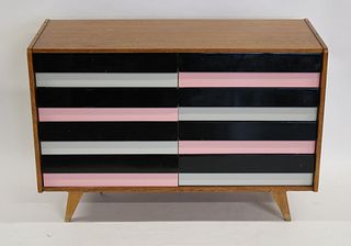 Midcentury Multi Drawer Chest On Stand .